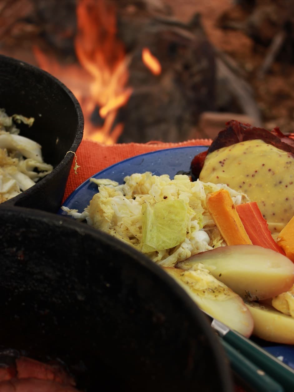 OUTBACK GOURMET CORNED BEEF IN GINGER BEER WITH HONEY MUSTARD SAUCE