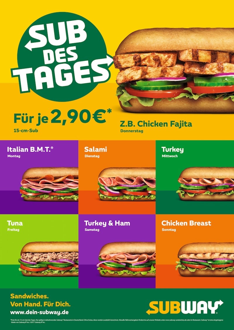Subway in der Großen Bergstraße