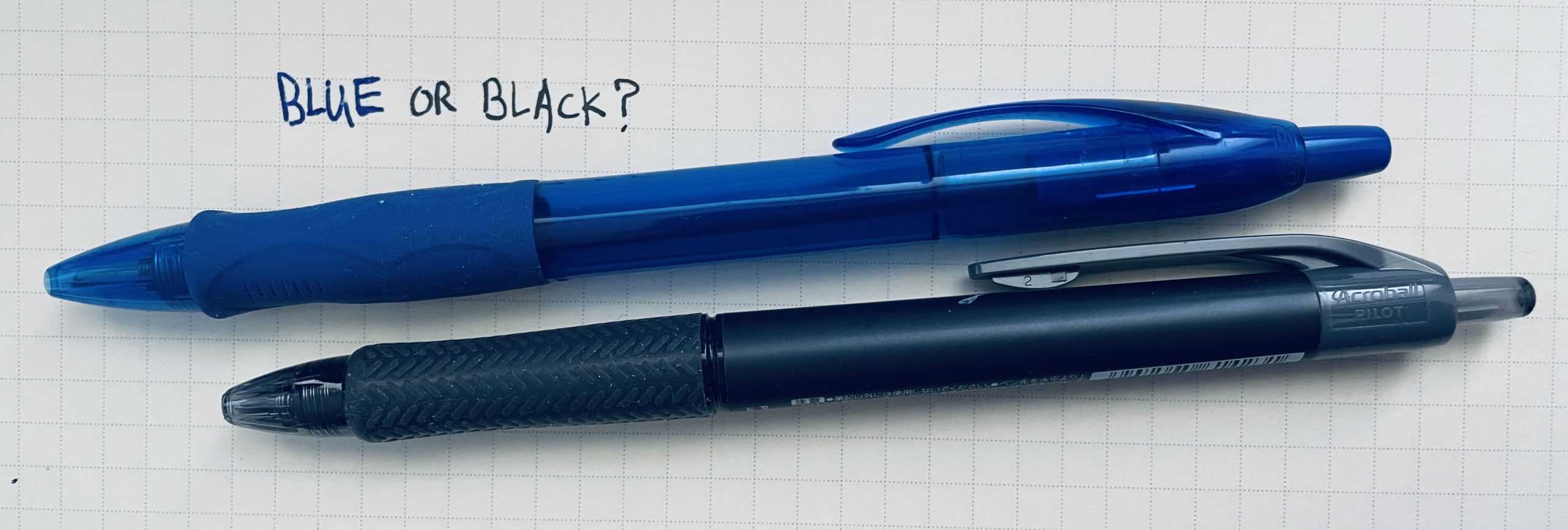 Blue Ink Or Black Ink Which One Is Best? Unsharpen