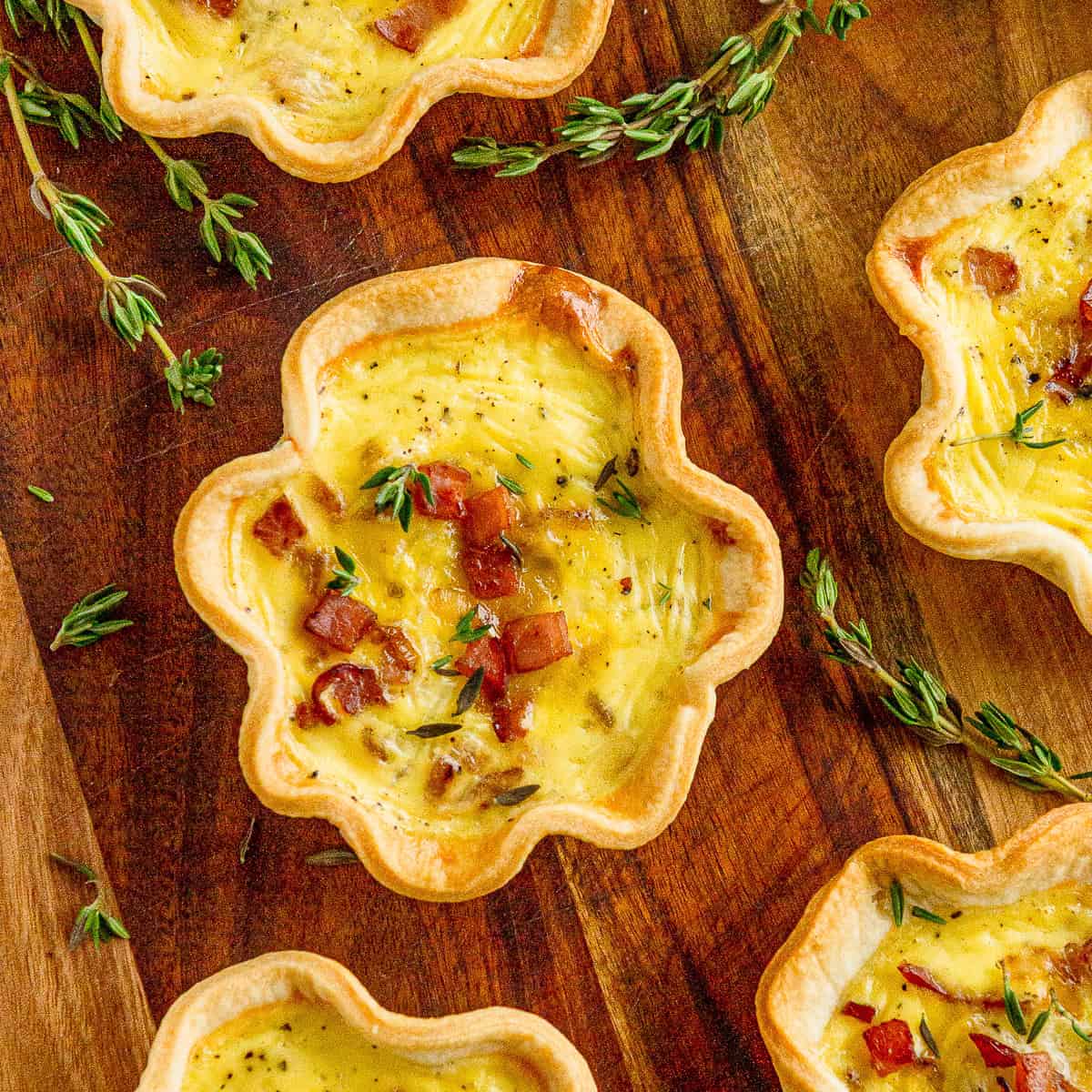 Ham & Cheese Mini Quiche Recipe Unsophisticook