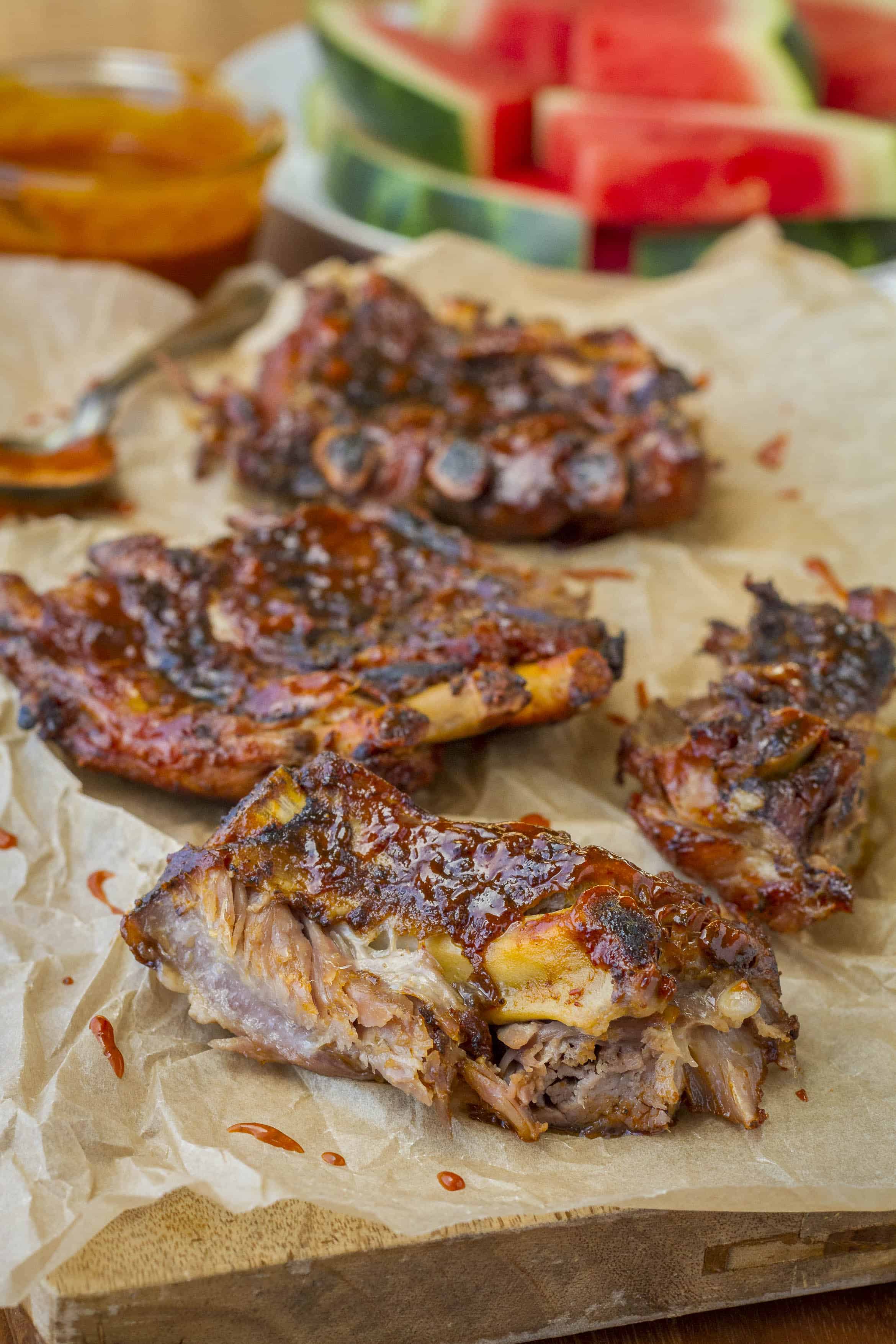 Grilled Crockpot Ribs Easy Slow Cooker to Grill Method Unsophisticook
