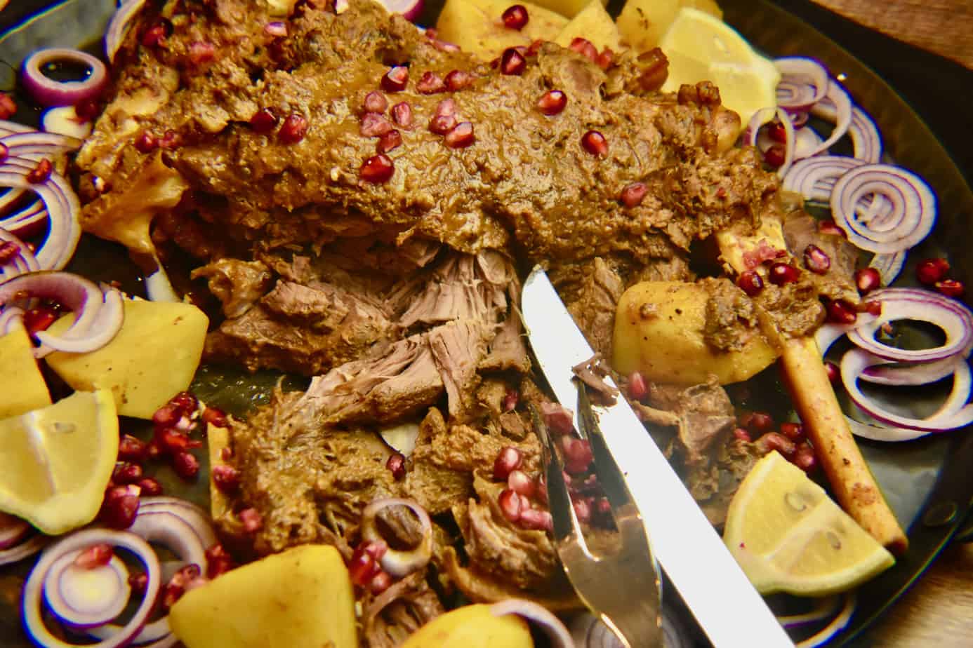 Roast Leg Of Goat (Raan) Untold Recipes By Nosheen Red Meat