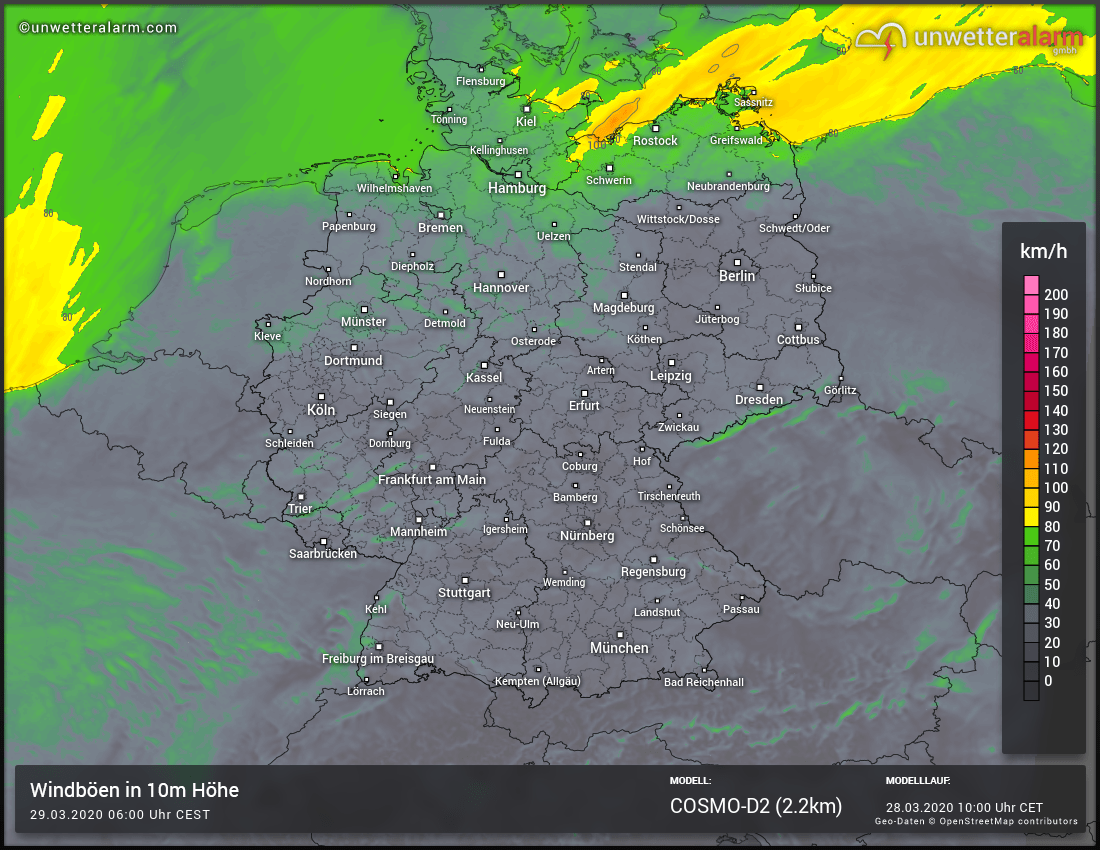 Sturmflutgefahr an der Ostsee Unwetteragentur