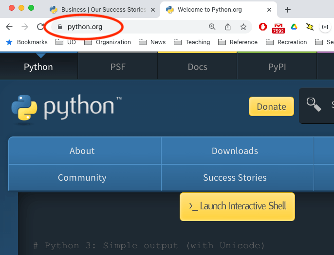Installing Python and IDLE — Introduction to Computer Science I