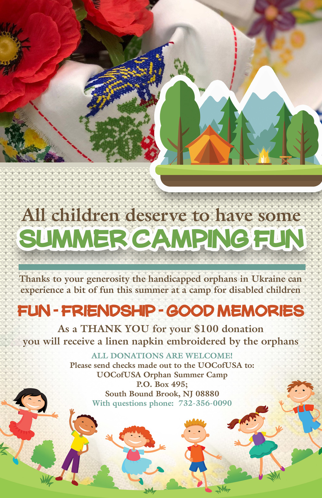 Help us to Sponsor Handicapped Children to a Summer of Camp Activity in