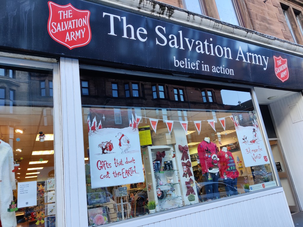 Charity Shopping on Dumbarton Road UofG Visiting Students