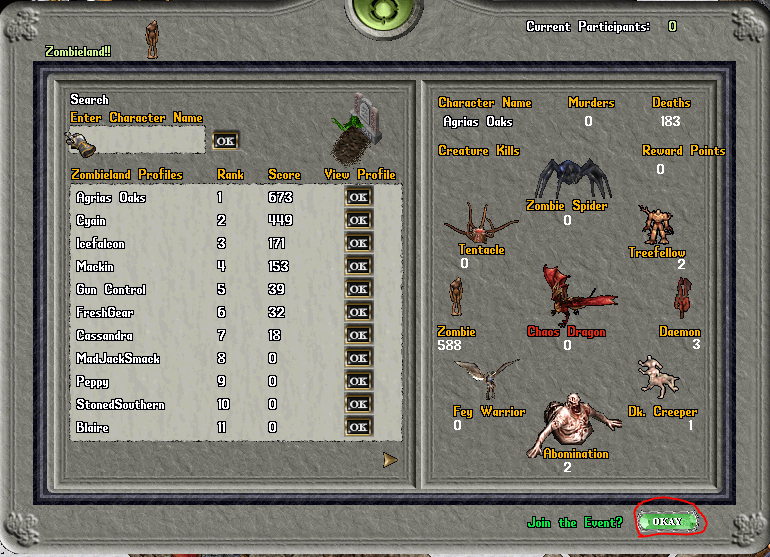 ZombieLand Ultima Online Forever Wiki