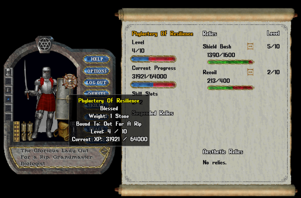 FileMeta talisman experience.PNG Ultima Online Forever Wiki
