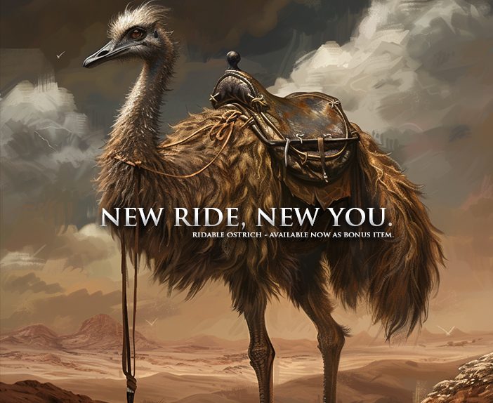 Ethereal Ostrich Bonus Item! Ultima Online Forever