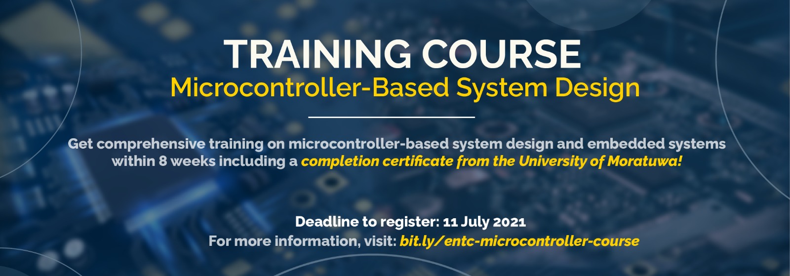 Training Course on Microcontroller Based System Design University of