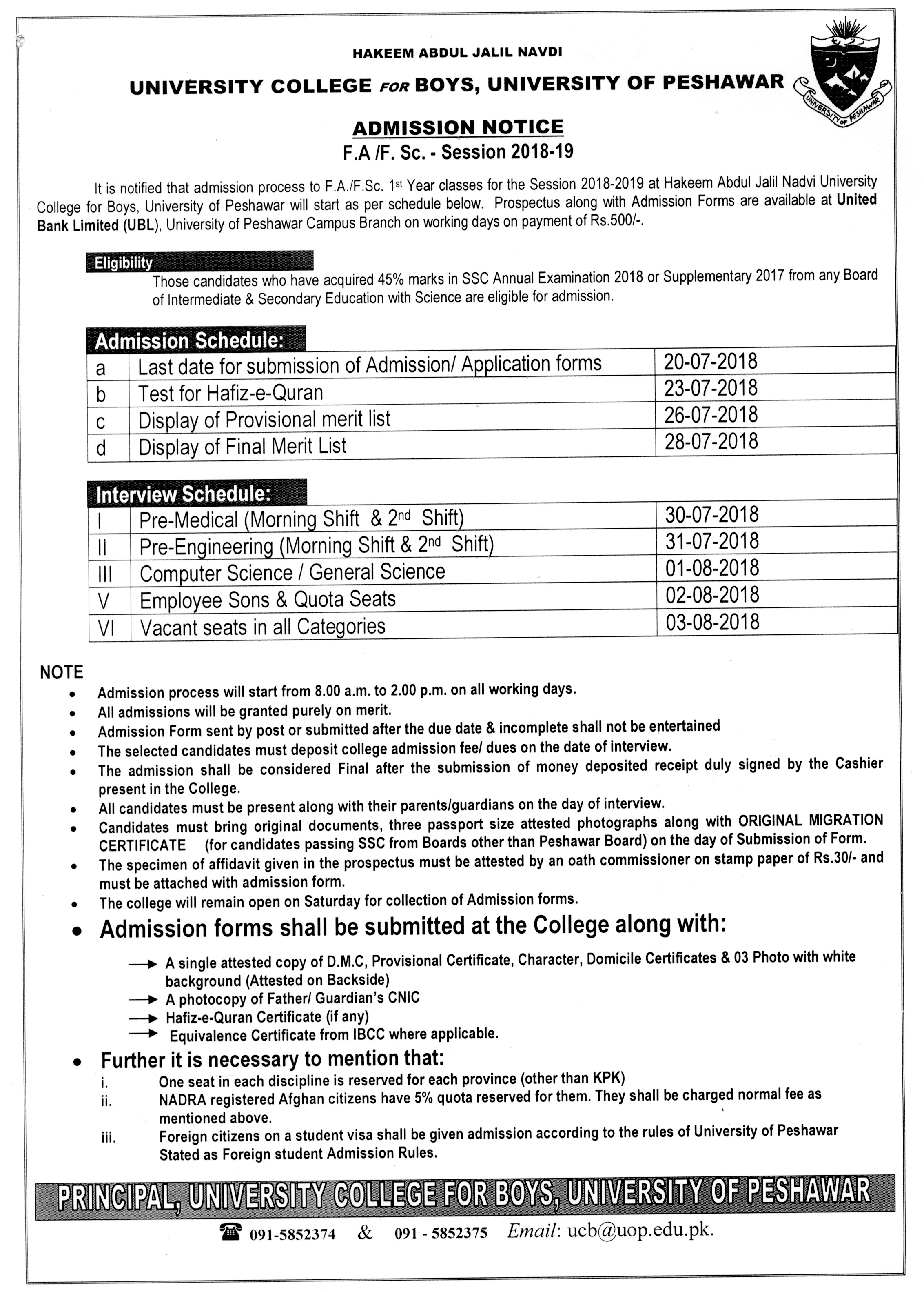 University of Peshawar
