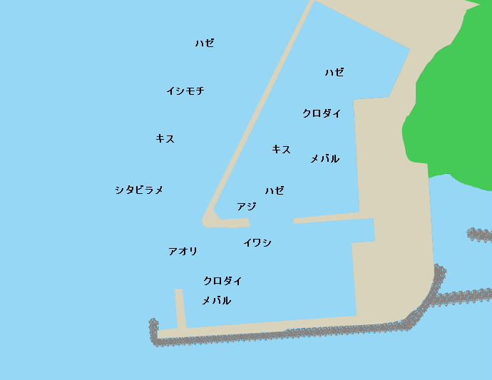 腰越港の釣り情報 魚速報