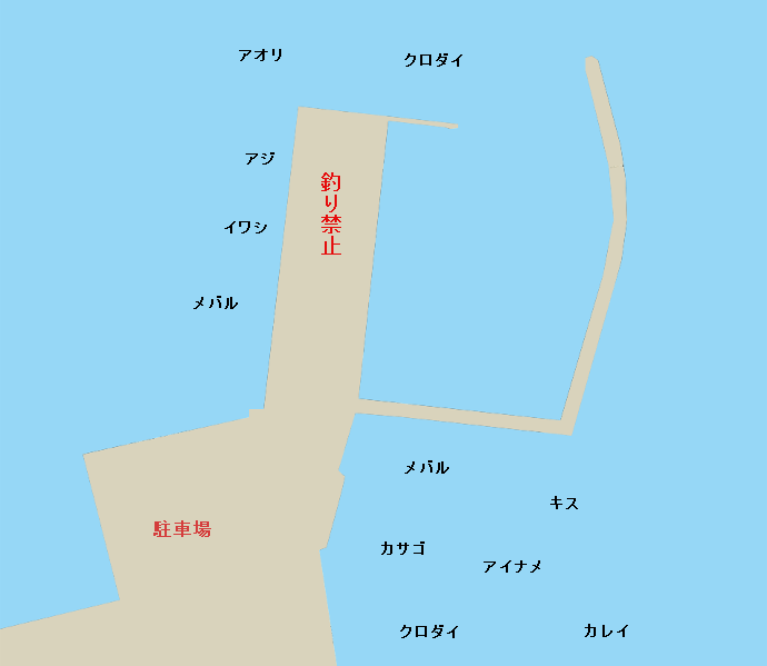 佐田浜港の釣り情報