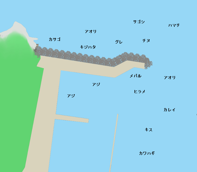 白木漁港の釣り情報 魚速報