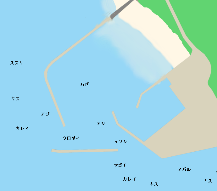 内海新港の釣り情報