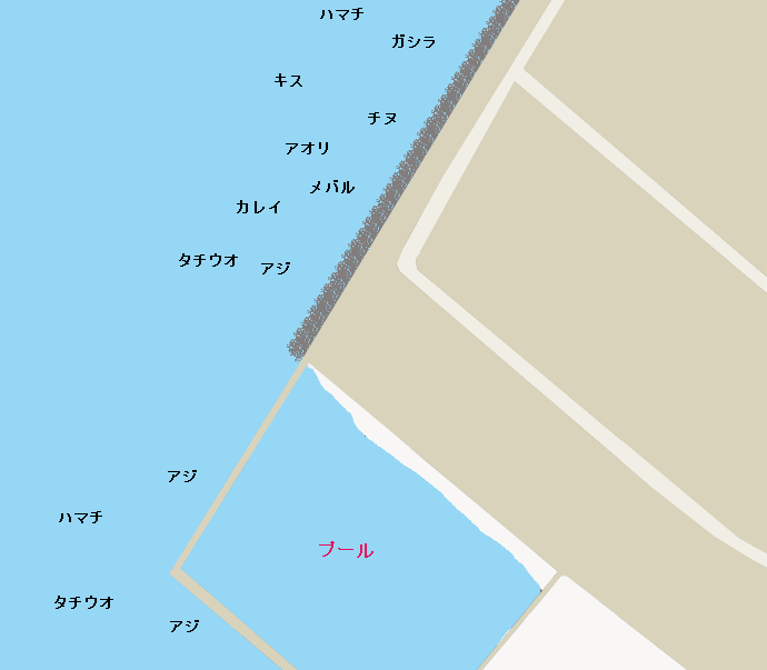 貝塚人工島の釣り情報 魚速報