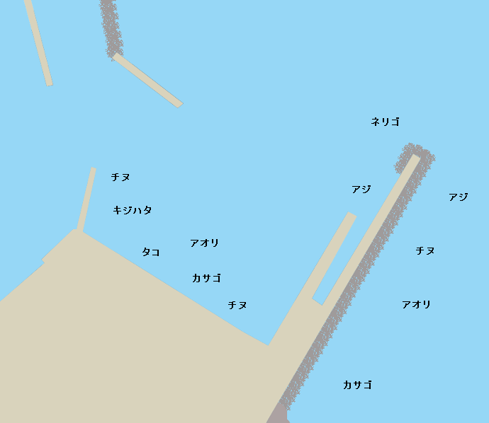 目井津港の釣り情報 魚速報