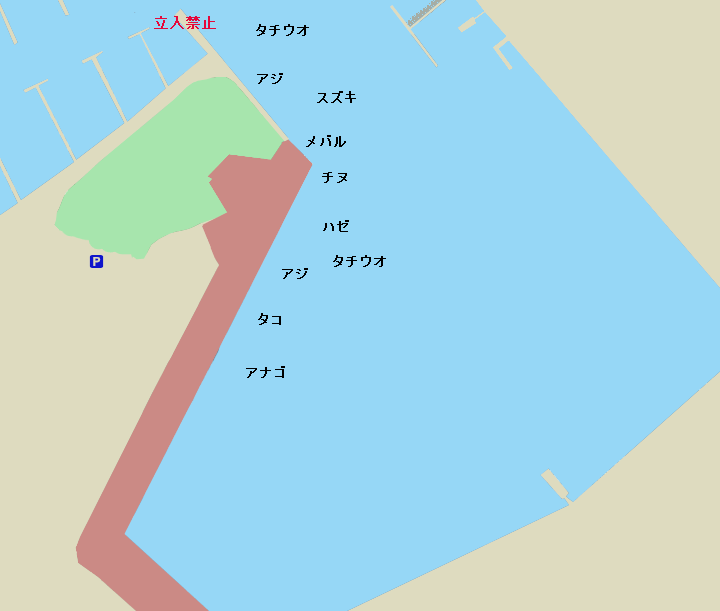 泉大津なぎさ公園の釣り情報 魚速報