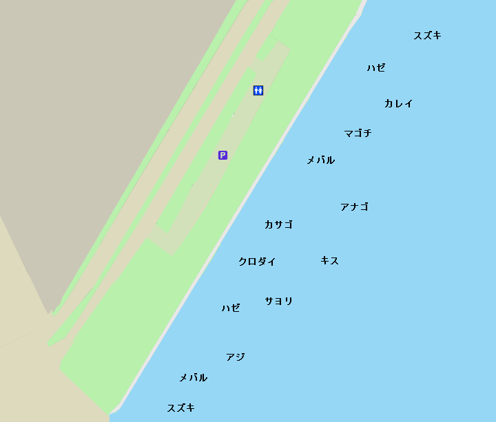 暁ふ頭公園の釣り情報
