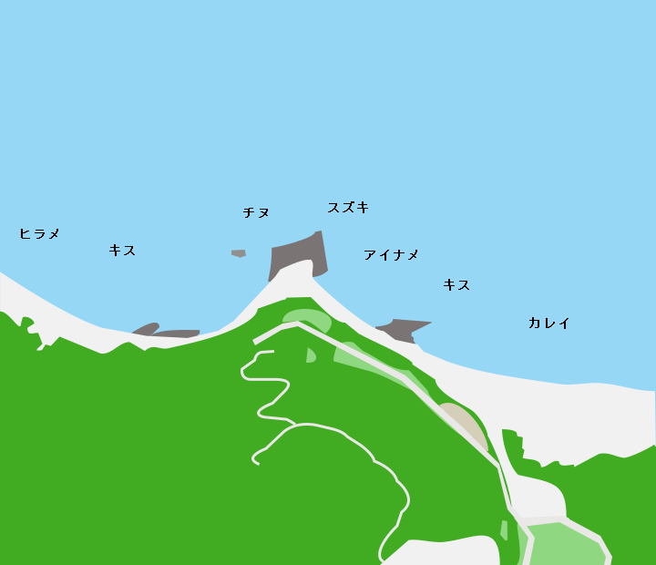 琴引浜の釣り情報