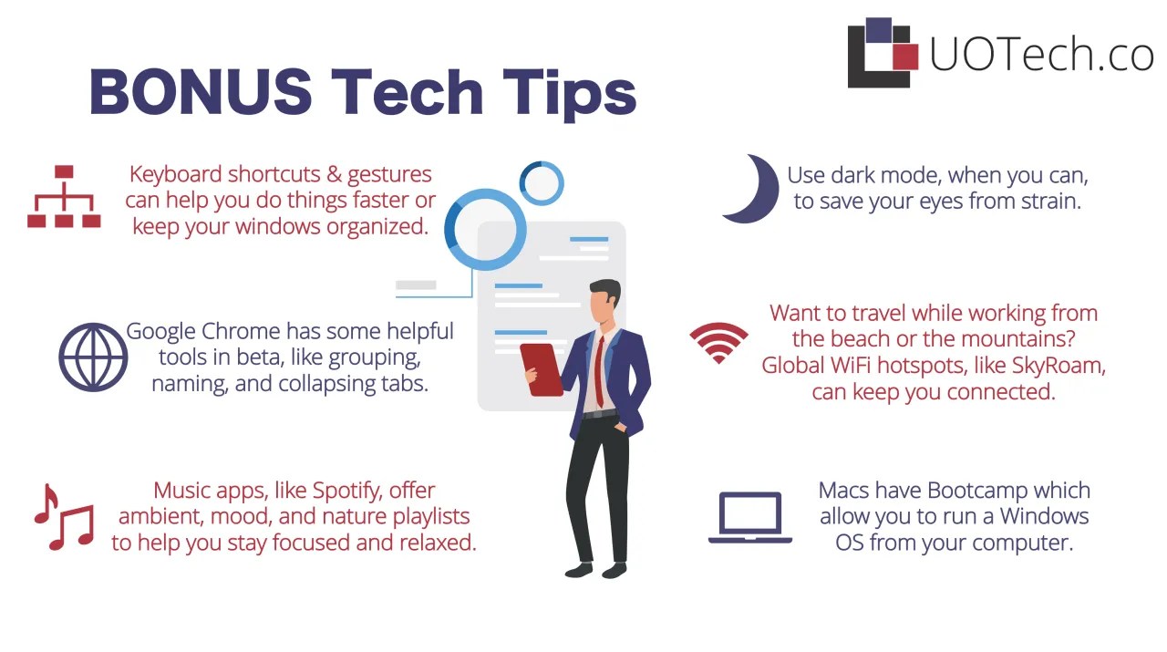 Top Tech Tips for Working from Anywhere UOTech.co