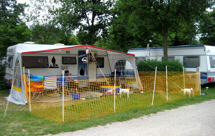 owalo design Campingzaun Fur Hunde