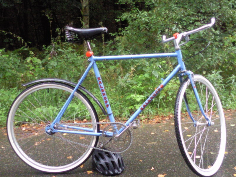 old Kalkhoff touringbike changed to an singlespeed Rat Rod Bikes