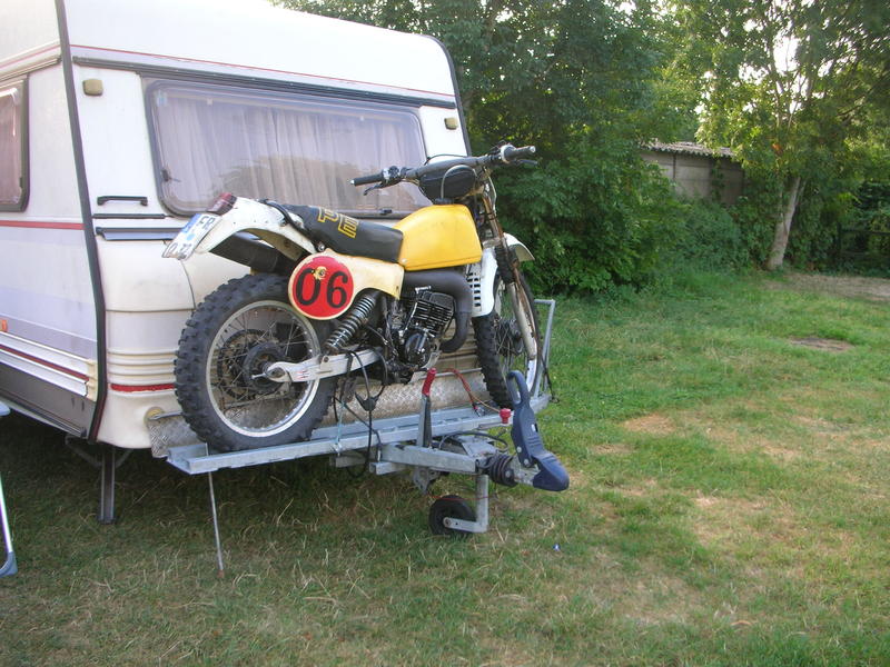 Erfahrungen mit Motorrad auf Anhängerdeichsel bei