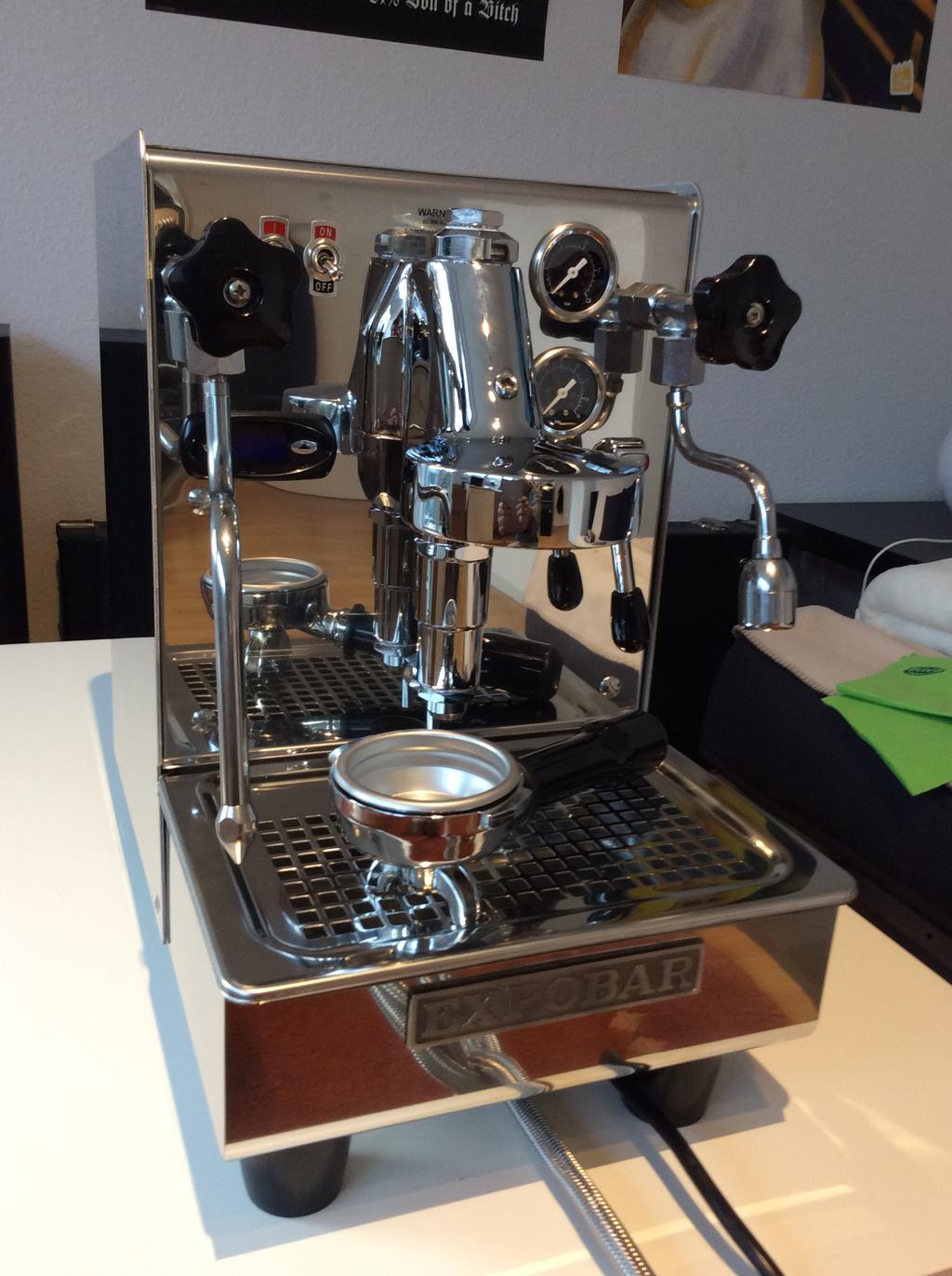 [Verkauft] Espressomaschine Expobar Office Leva EB61 2 Kessel