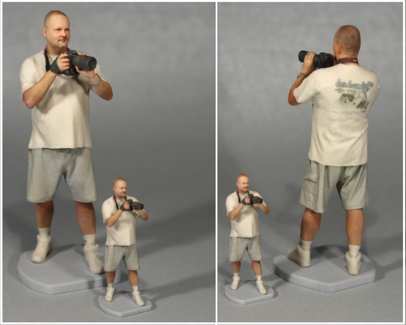 Figuren aus dem 3D Drucker Bildergalerie Das