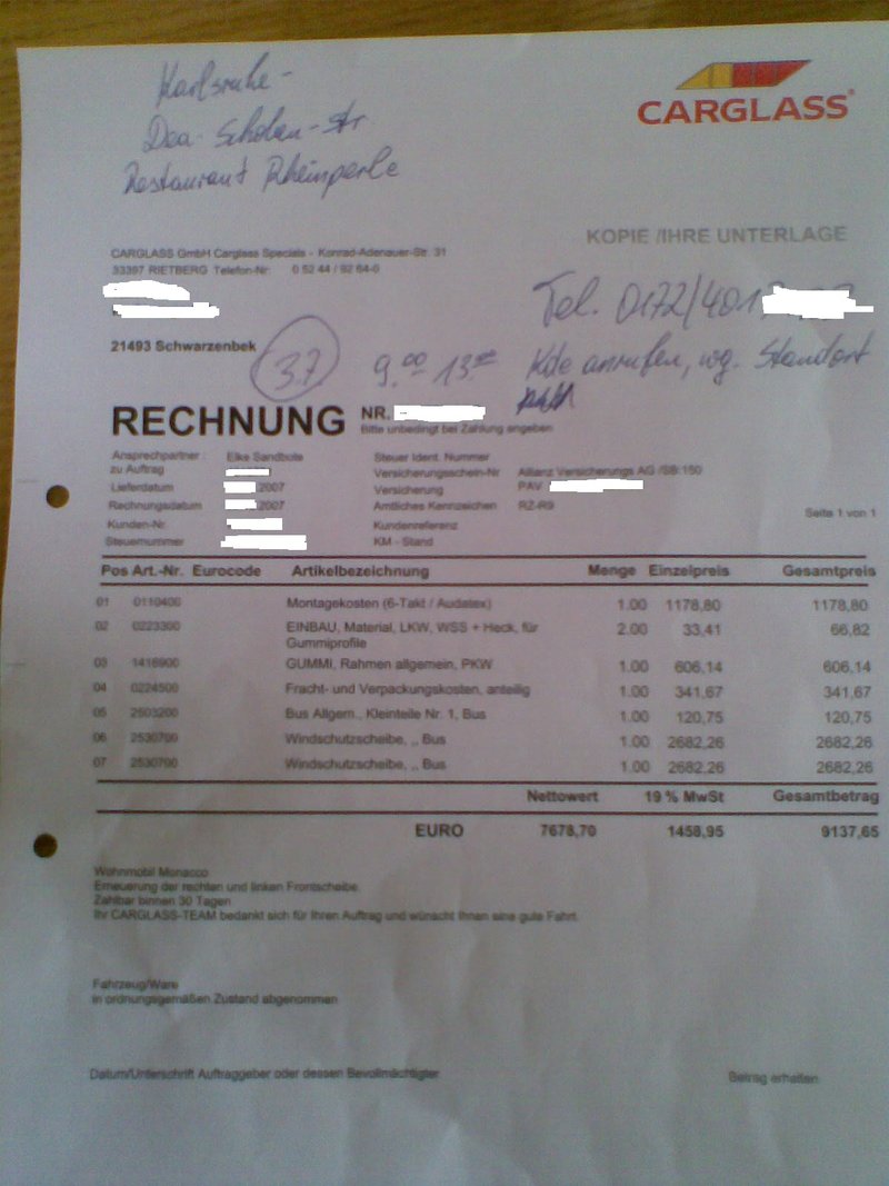 Windschutzscheibe Seite 2