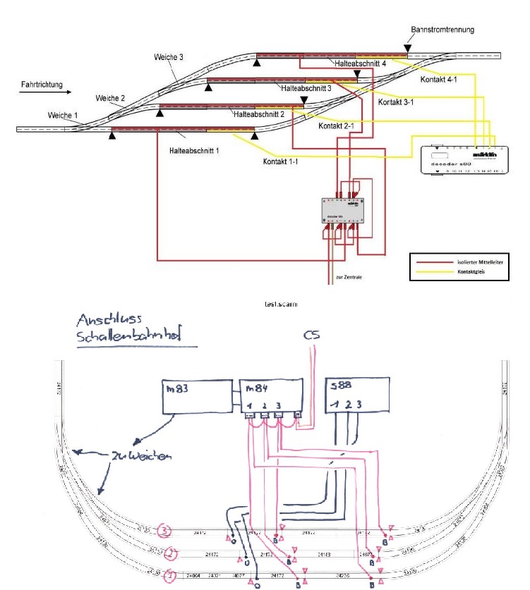 Verkabelung Schattenbahnhof Stummis Modellbahnforum