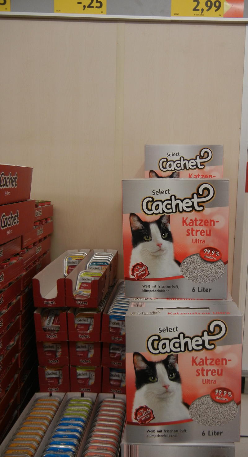 ALDI Süd hat Katzenstreu ins Sortiment aufgenommen