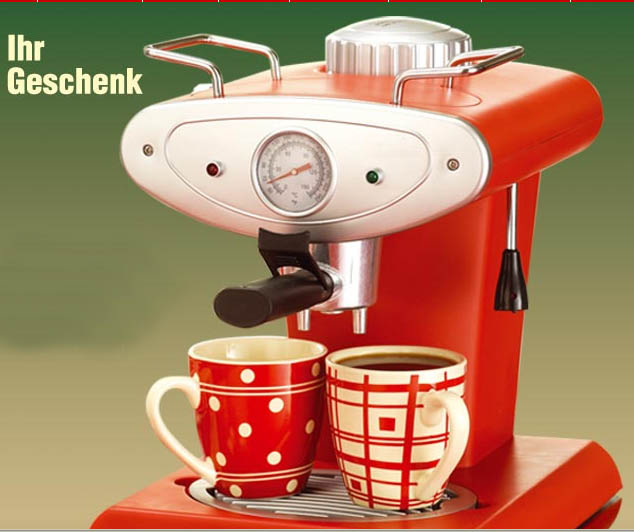 Staples Espressomaschine kostenlos