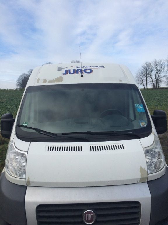 Genaue Lackfarbe des weißen Ducato Selbstausbau