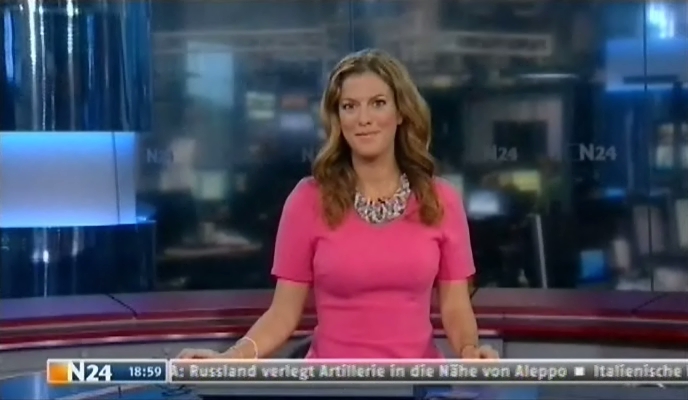 Stephanie Rahn mit den Nachrichten bei N24 am 21.04.2016 kleine