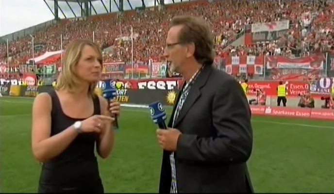 Jessy Wellmer bei der ‘Sportschau Finaltag der Amateure‘ im Ersten am