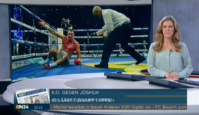 Stephanie Rahn mit den Nachrichten bei N24 am 30.04.2017 kleine