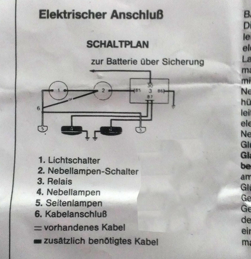 Arbeitsscheinwerfer Anschliessen Schaltplan