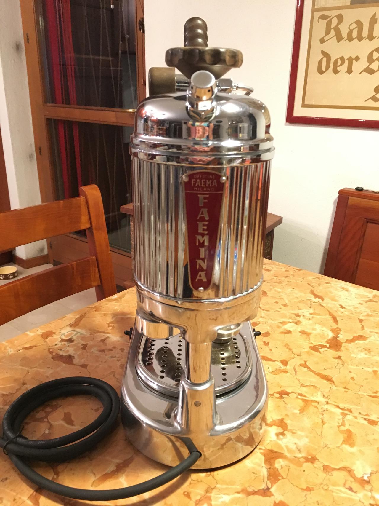 Faema Faemina first series revised, all new seals, ready to use!