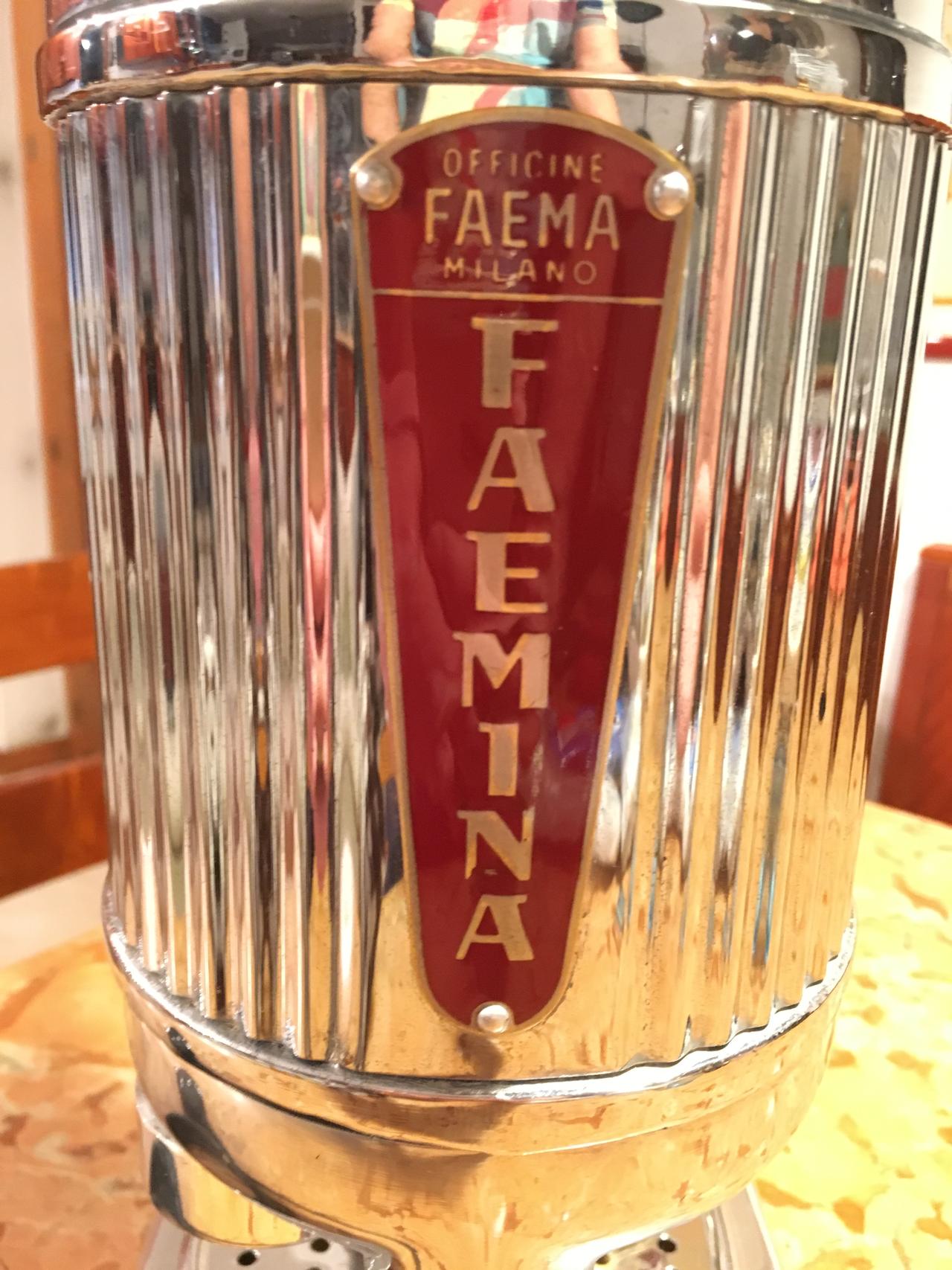 Faema Faemina first series revised, all new seals, ready to use!