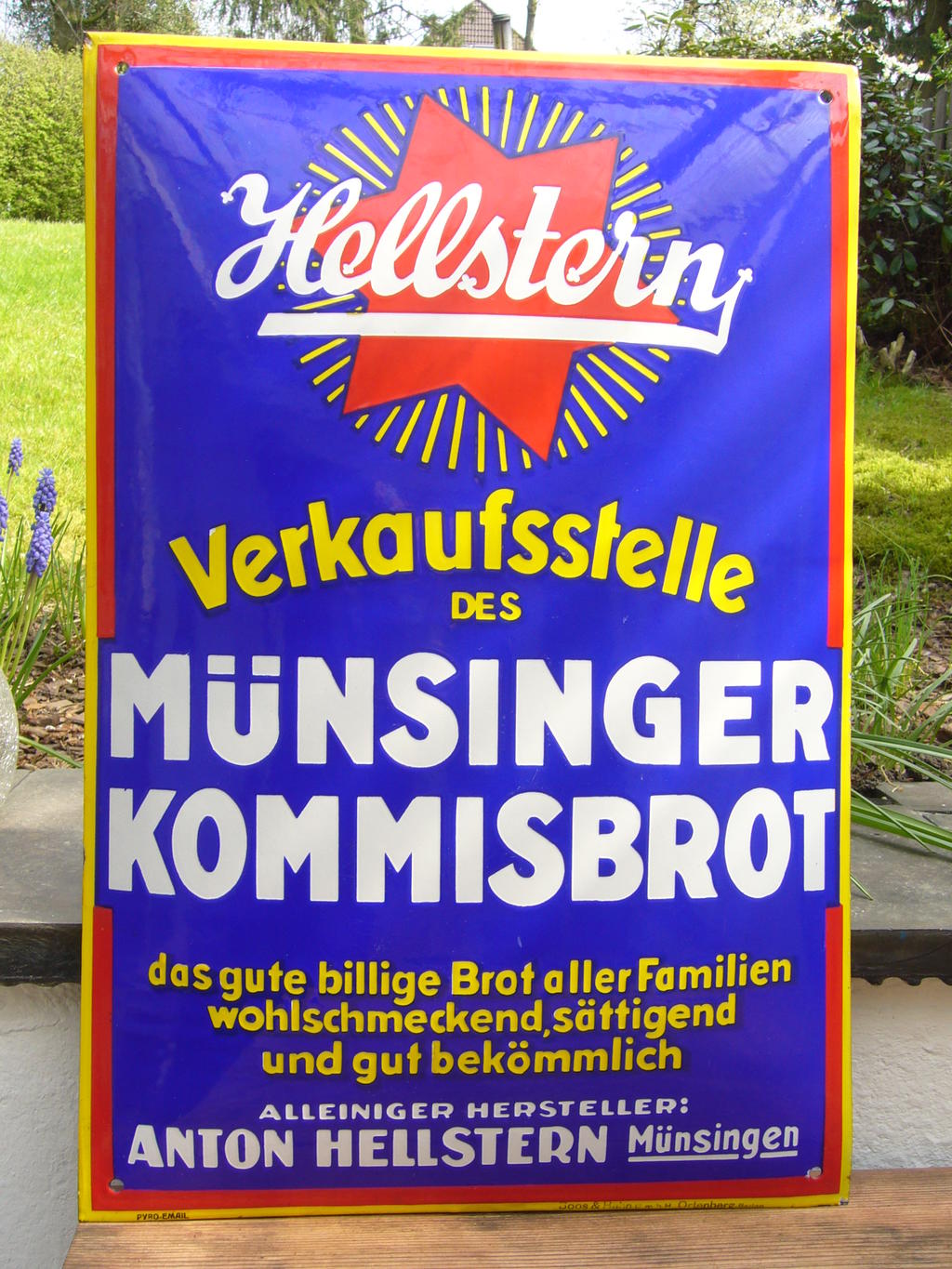 M Schilderjagd, alte Emailleschilder und Blechschilder