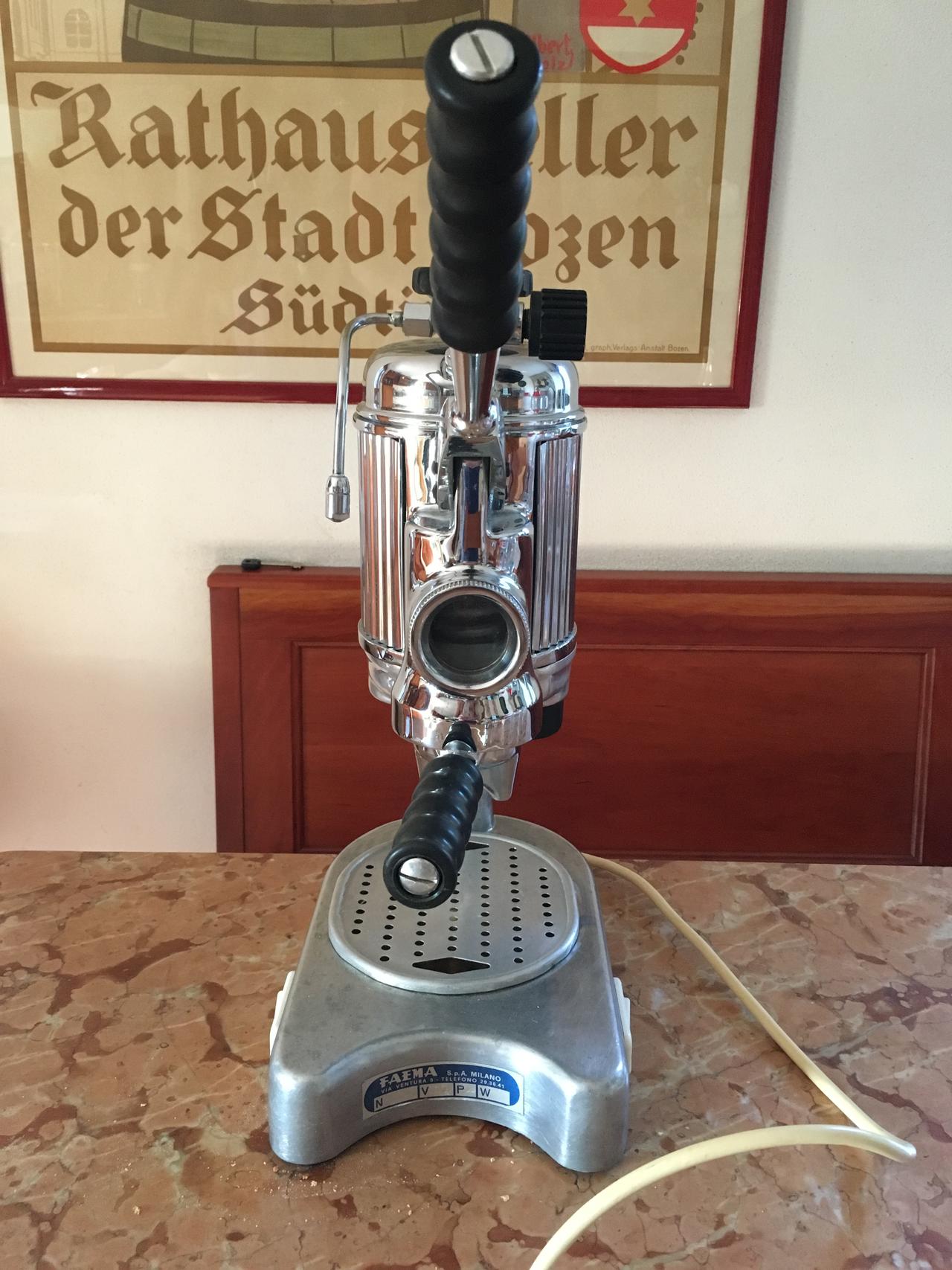 Faema Faemina in patina, fully working, ready to use!