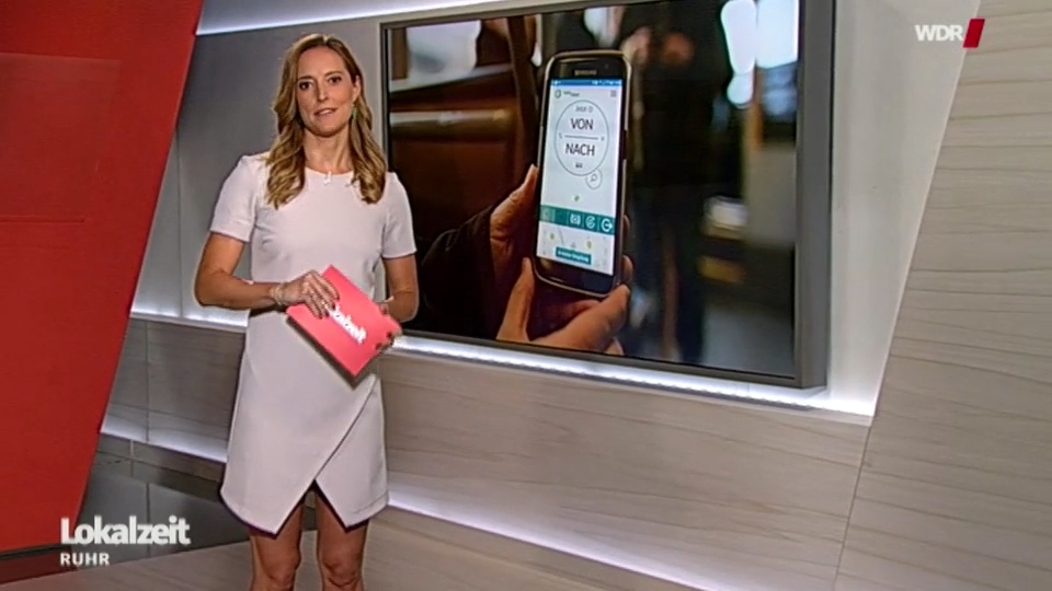 Anna Fleischhauer bei der ‘Lokalzeit Ruhr‘ im WDR am 18.06.2018 (Stream) kleine Fernsehseite