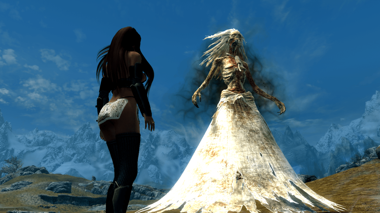 Vorstellung (SSE) Necromage Conjuration Spells (Uses Mihails mobs