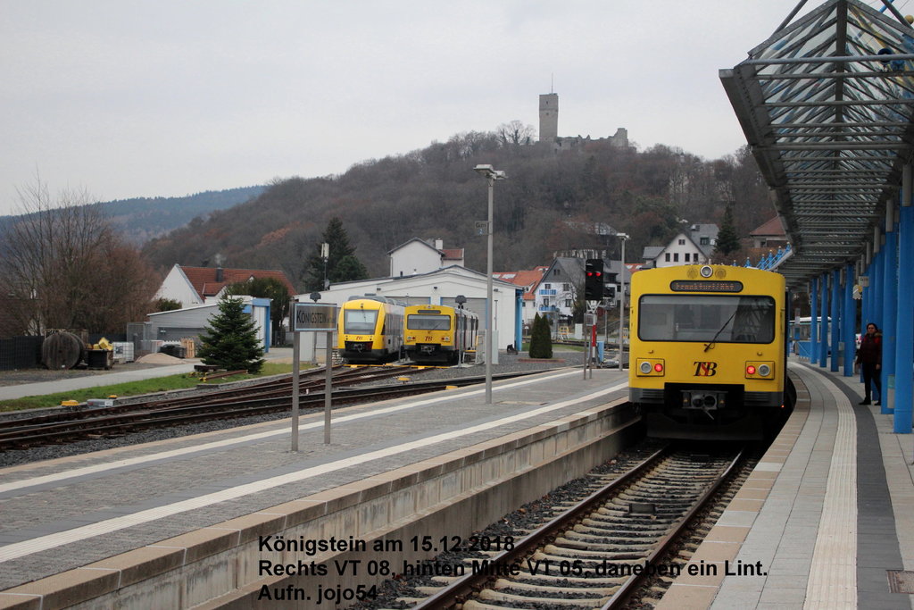 Trübes Wetter bei der FrankfurtKönigsteinerEisenbahn (FKE