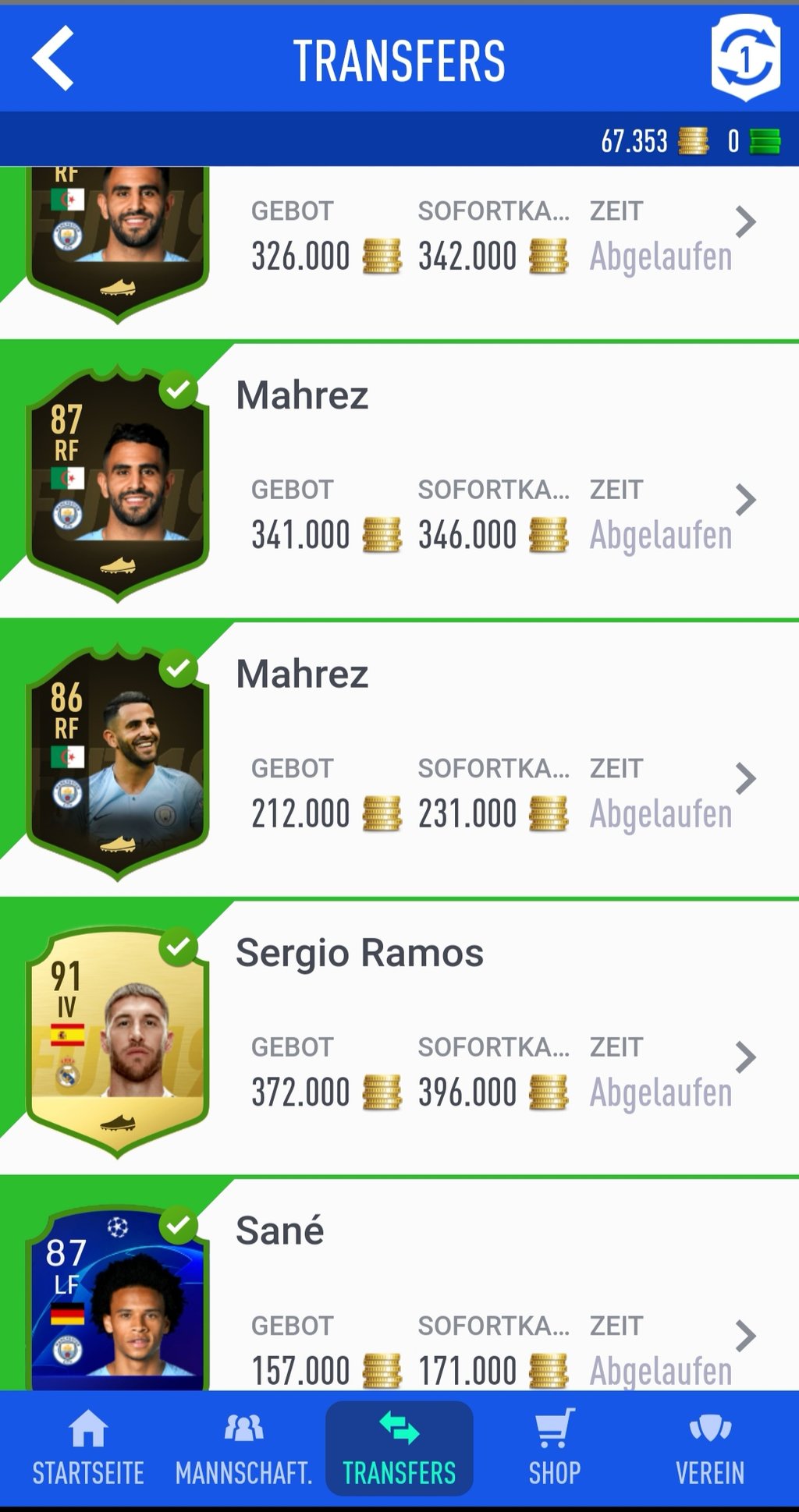 ÜV Spieler überteuert verkaufen Seite 279 — FIFA Forums
