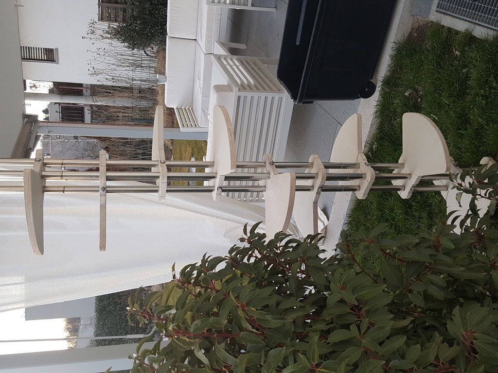 Katzenleiter Balkon 2 Stock