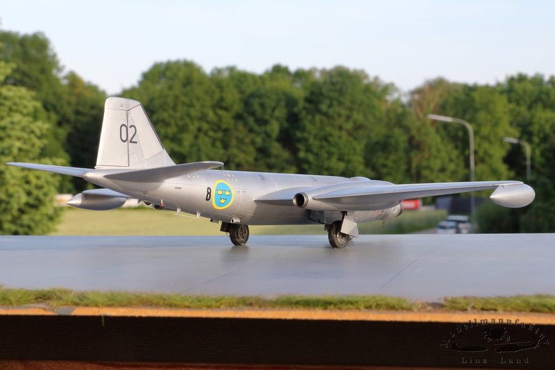 TP 52, a swedish Canberra Ready for Inspection Aircraft