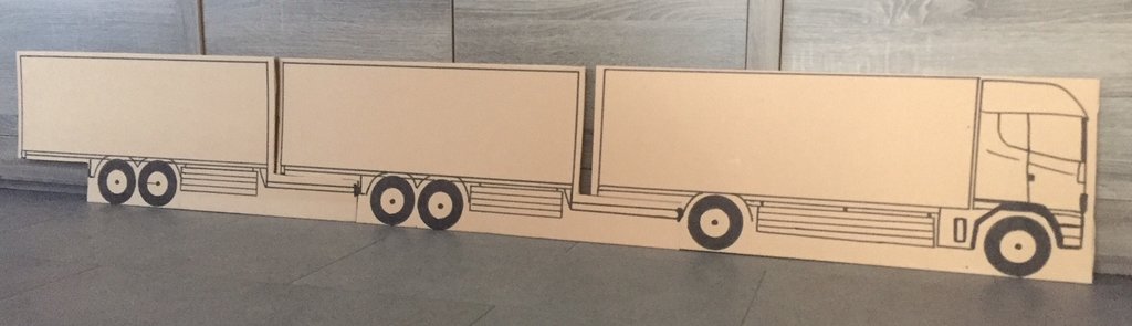 Scania LZV met 2 Wipkarren | ModelbouwForum.nl